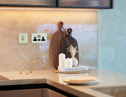 Taj Mahal Porcelain Kitchen